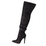 Mallow Suede Over Knee Boots