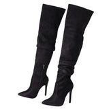 Mallow Suede Over Knee Boots