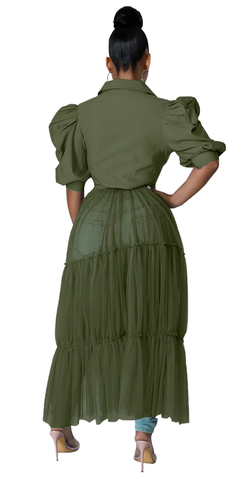 Short Sleeve Shirt Dress