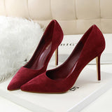 Pansy Suede Stiletto Pumps