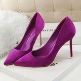 Pansy Suede Stiletto Pumps