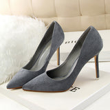 Pansy Suede Stiletto Pumps