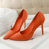 Pansy Suede Stiletto Pumps