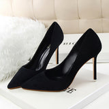 Pansy Suede Stiletto Pumps