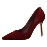 Pansy Suede Stiletto Pumps