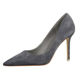 Pansy Suede Stiletto Pumps