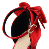 Wisteria Bow Knot Strap Pumps