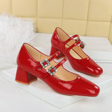 Matthiola Classic Mary Jane Pumps