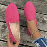 Diascia Suede Flat Shoes