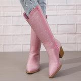 Matthiola Diamond Knee High Boots