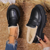 Hosta Plush Platform Loafers