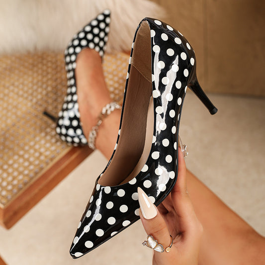 Nolana Spot Stiletto Pumps