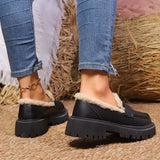 Hosta Plush Platform Loafers