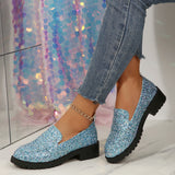 Erica Diamond Platform Loafers