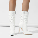 Solidago Pleated Ankle Boots