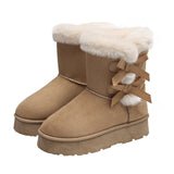 Kalmia Bowknot Platform Snow Boots