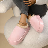 Gerbera Platform Plush Slippers