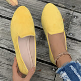 Diascia Suede Flat Shoes