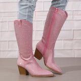 Matthiola Diamond Knee High Boots