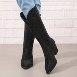 Matthiola Diamond Knee High Boots