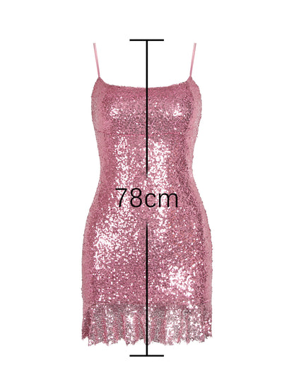 Sia Glitter Bodycon Mini Dress