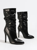 Solidago Pleated Ankle Boots