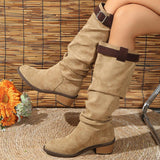 Watsonia Buckle Knee High Boots