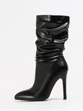 Solidago Pleated Ankle Boots