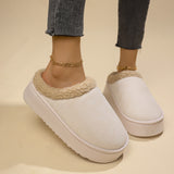 Gerbera Platform Plush Slippers