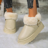 Kalmia Furry Platform Snow Boots