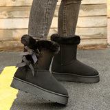 Kalmia Bowknot Platform Snow Boots