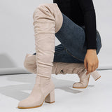 Viola Suede Over Knee Boots