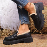 Hosta Plush Platform Loafers