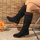 Watsonia Buckle Knee High Boots