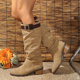 Watsonia Buckle Knee High Boots