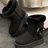 Kalmia Bowknot Platform Snow Boots