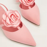 Petunia Flower Stiletto Pumps