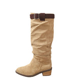 Watsonia Buckle Knee High Boots