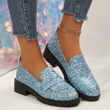 Erica Diamond Platform Loafers