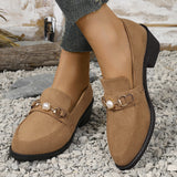 Viola Pearl Suede Block Mary Jane