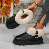 Kalmia Furry Platform Snow Boots