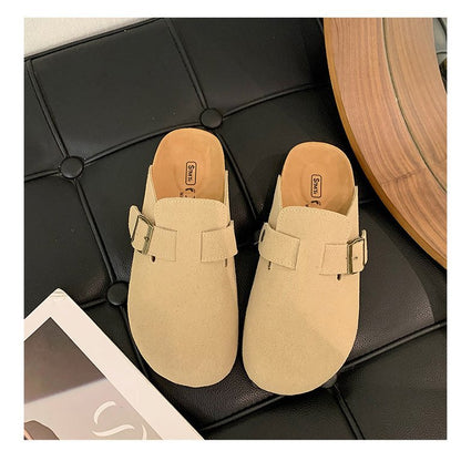 Daisy Suede Cork Clog Slides
