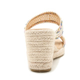 Verbena Hemp Braided Platform Slippers