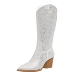 Matthiola Diamond Knee High Boots