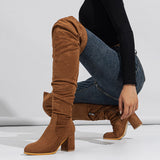 Viola Suede Over Knee Boots