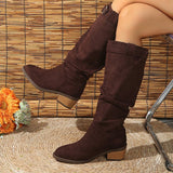 Watsonia Buckle Knee High Boots