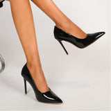 Gerbera Solid Color Stiletto Pumps