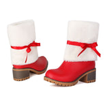 Watsonia Plush Bow Snow Boots