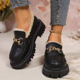 Hosta Plush Platform Loafers