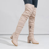 Viola Suede Over Knee Boots